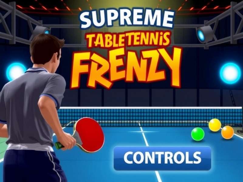 Supreme Table Tennis Frenzy Controls